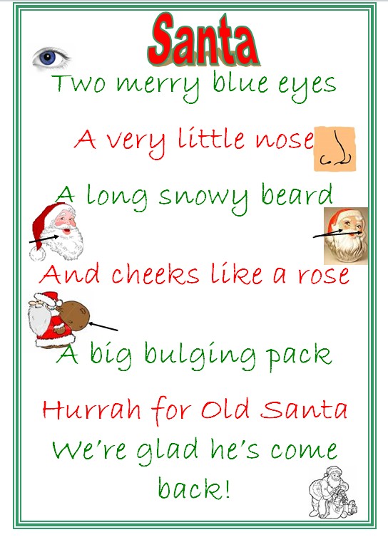 Santa Keep Calm and Enjoy Learning English